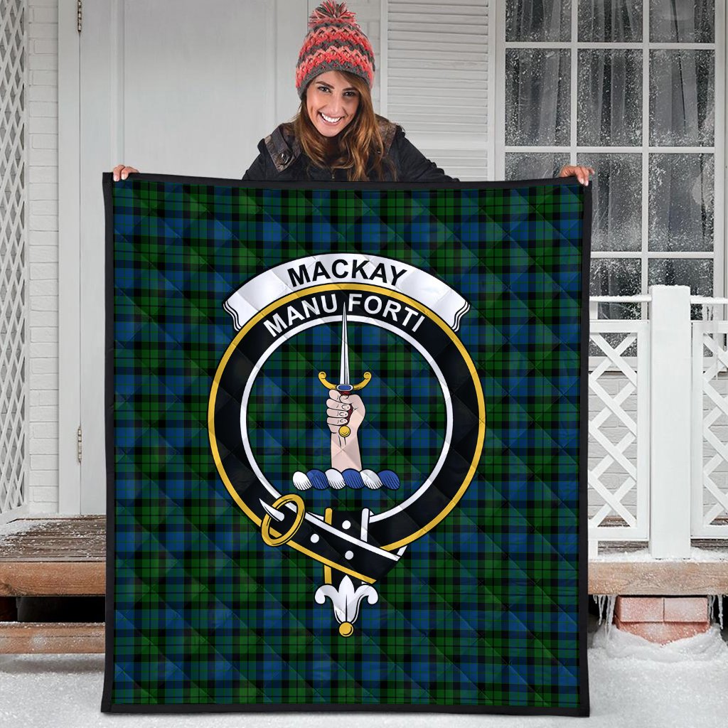 MacKay Modern Tartan Crest Quilt