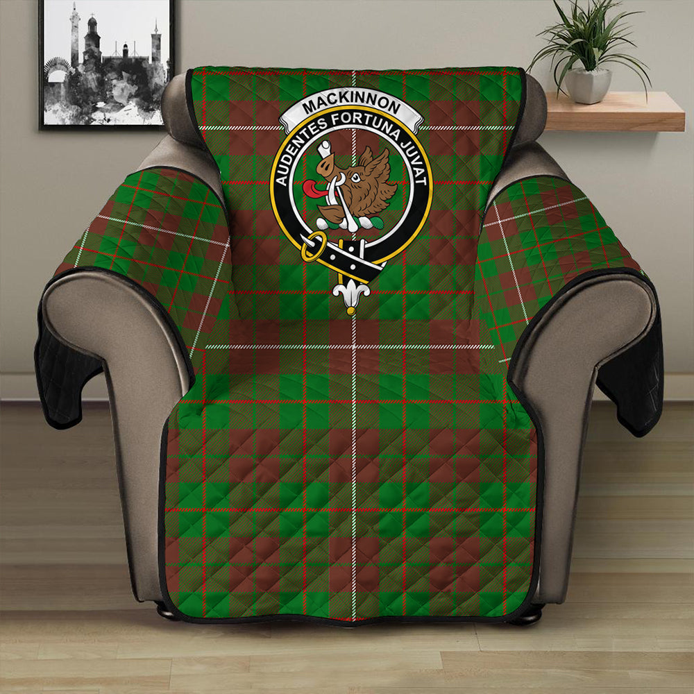 MacKinnon Hunting Modern Tartan Crest Sofa Protector