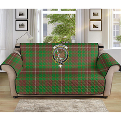 MacKinnon Hunting Modern Tartan Crest Sofa Protector