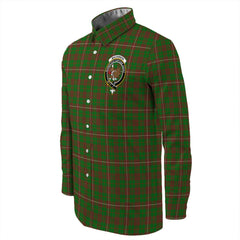 MacKinnon Hunting Modern Tartan Long Sleeve Button Shirt