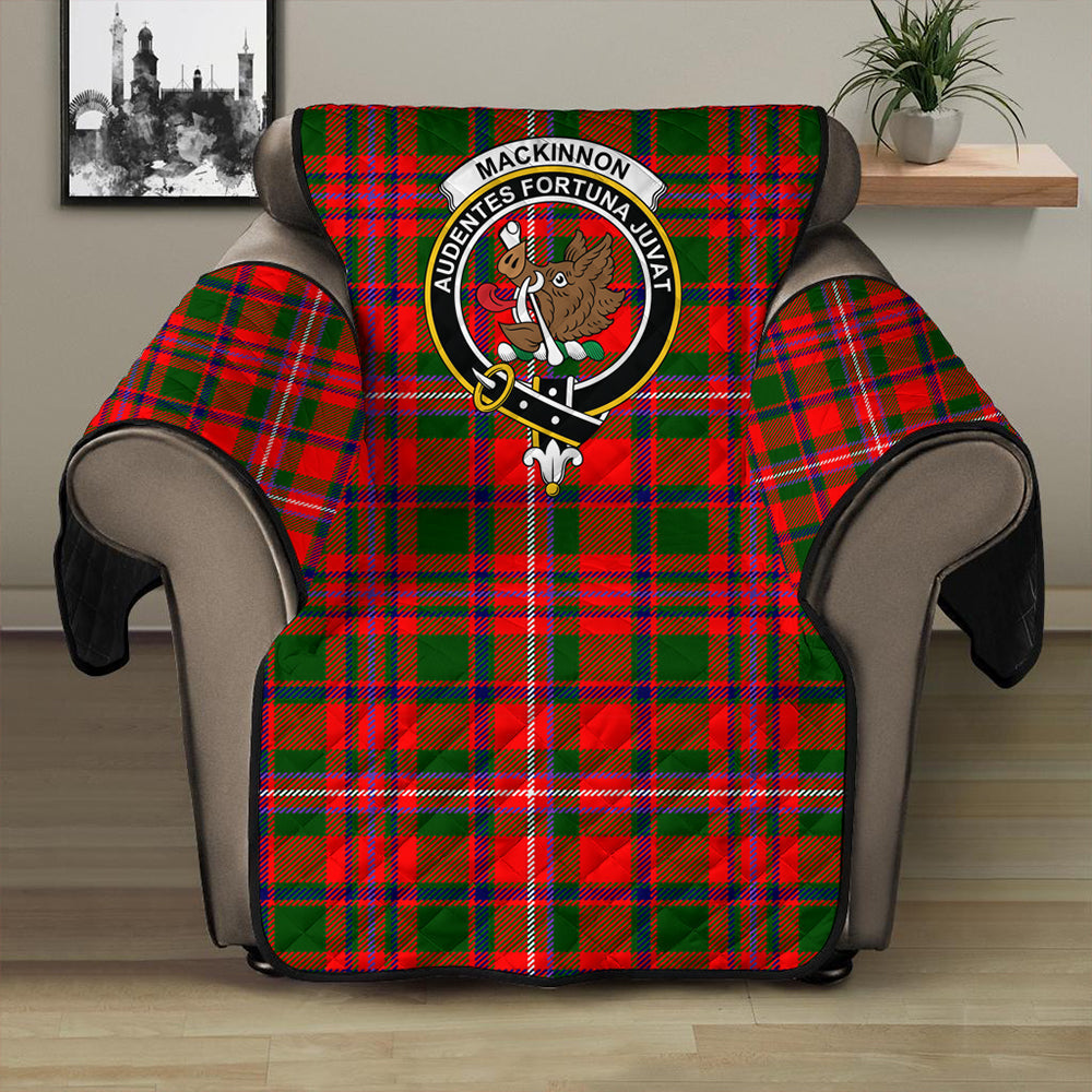 MacKinnon Modern Tartan Crest Sofa Protector