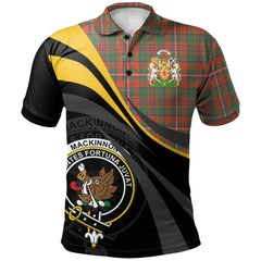 MacKinnon Ancient Tartan Polo Shirt - Royal Coat Of Arms Style