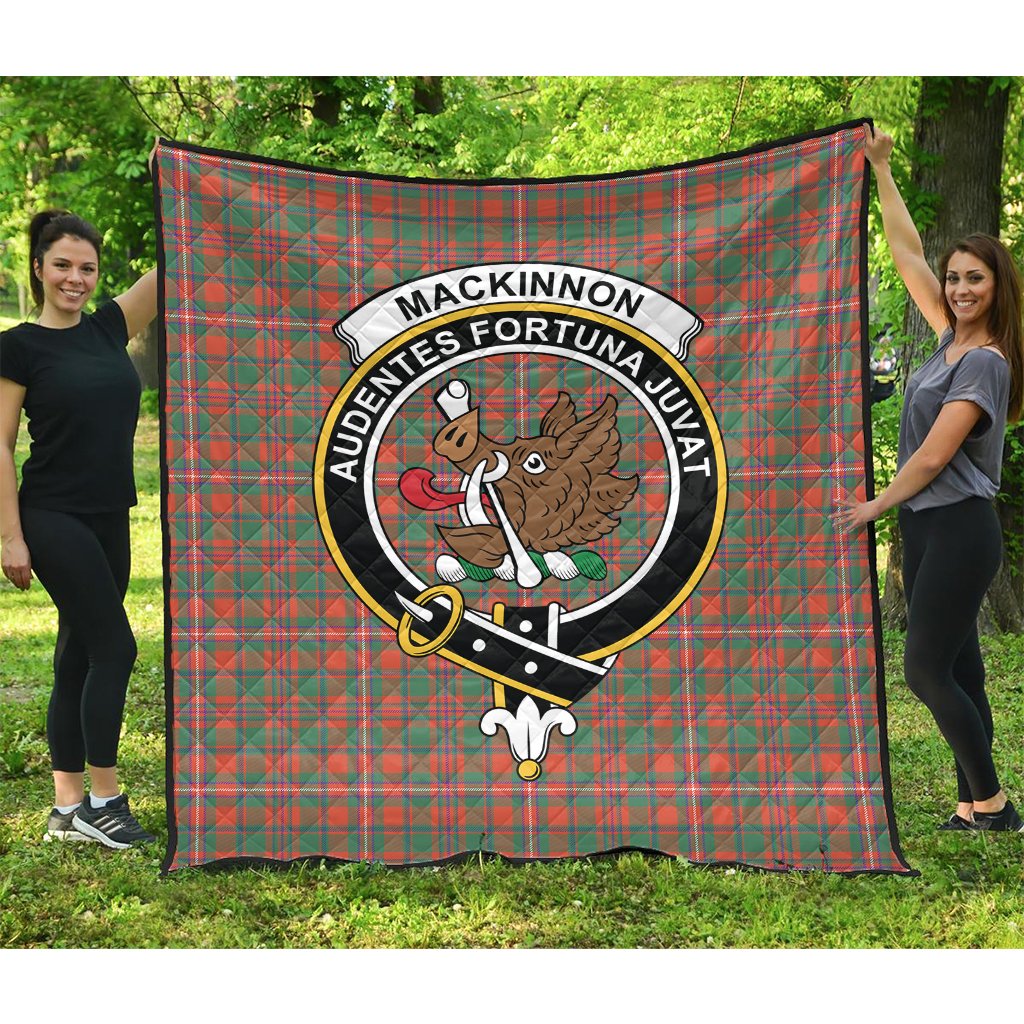 MacKinnon Ancient Tartan Crest Quilt