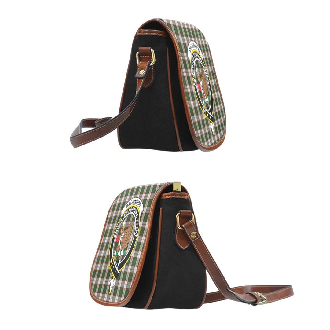 MacKinnon Dress Tartan Crest Saddle Handbags