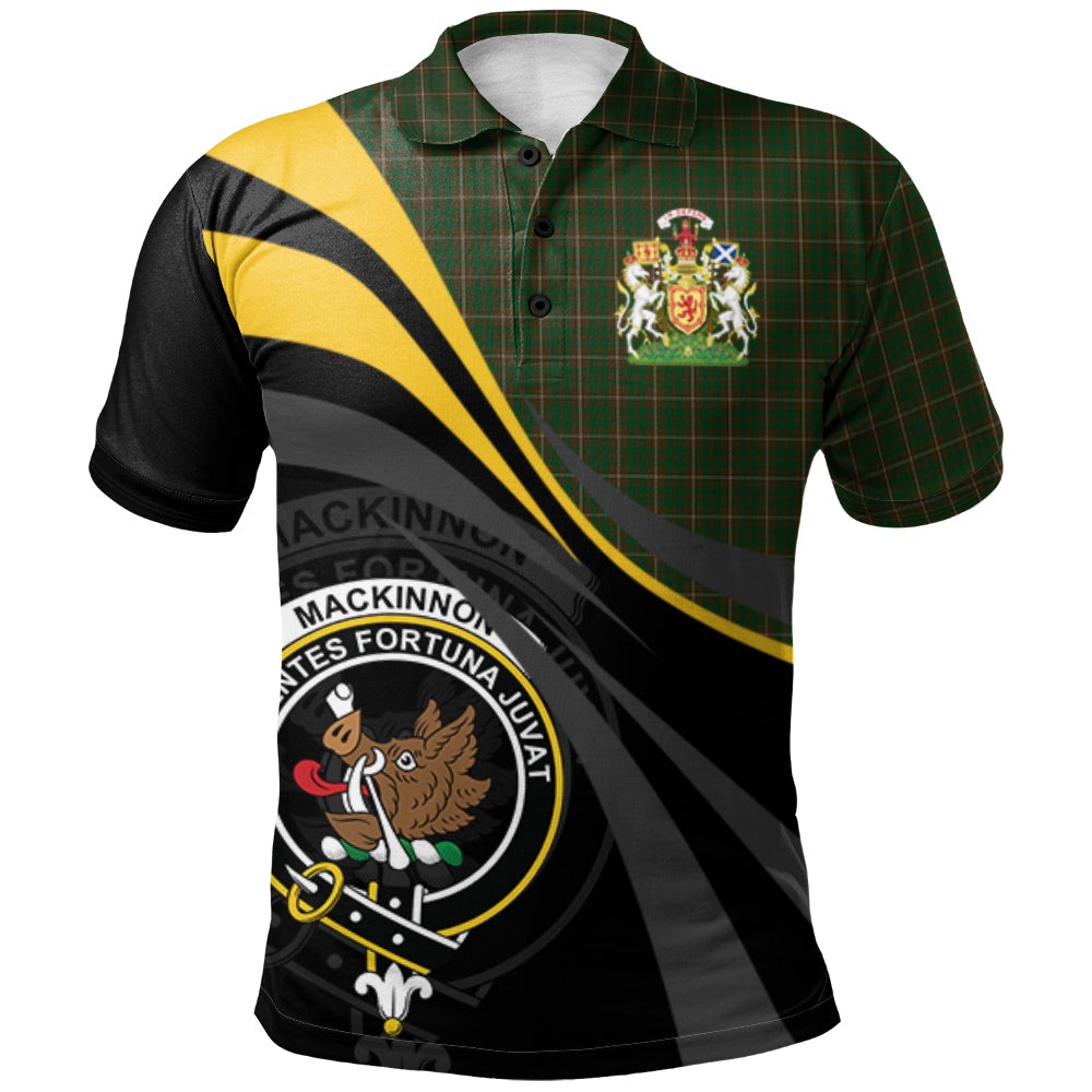 MacKinnon Hunting 02 Tartan Polo Shirt - Royal Coat Of Arms Style
