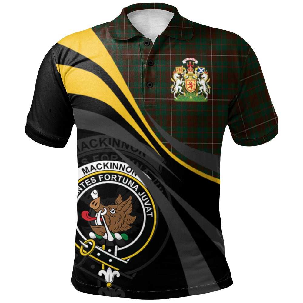 MacKinnon Hunting 03 Tartan Polo Shirt - Royal Coat Of Arms Style