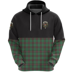 MacKinnon Hunting Ancient Clan Half Of Tartan Hoodie