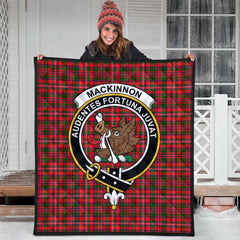 MacKinnon Modern Tartan Crest Quilt