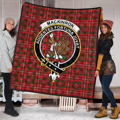 MacKinnon Modern Tartan Crest Quilt