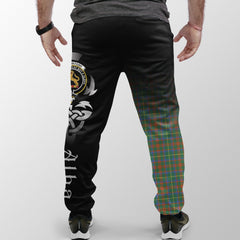 MacKintosh Hunting Ancient Tartan Crest Jogger Sweatpants - Alba Celtic Style