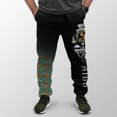 MacKintosh Hunting Ancient Tartan Crest Jogger Sweatpants - Alba Celtic Style