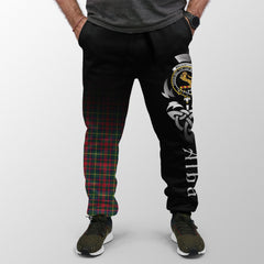 MacKintosh Hunting Modern Tartan Crest Jogger Sweatpants - Alba Celtic Style