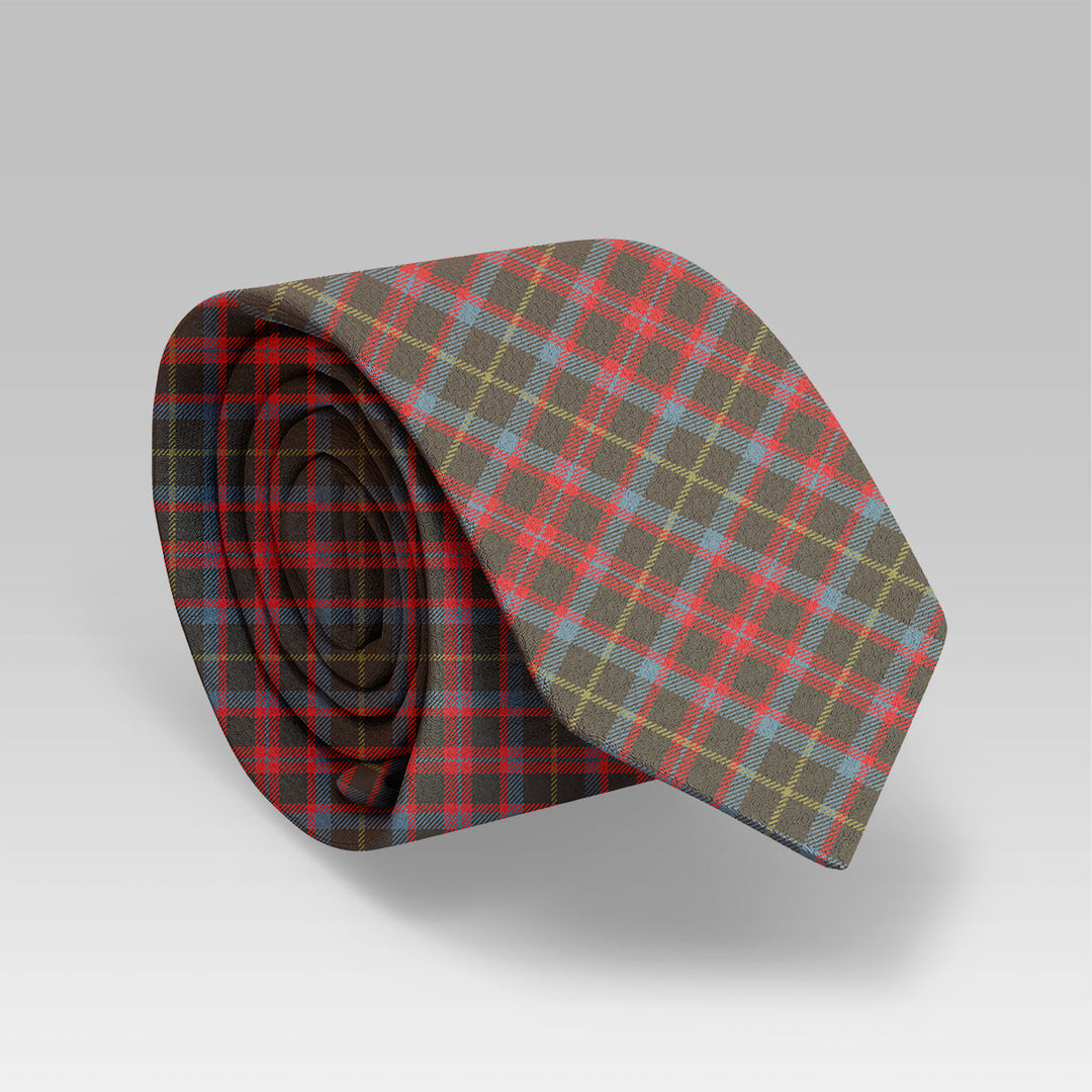 MacKintosh Hunting Weathered Tartan Classic Tie