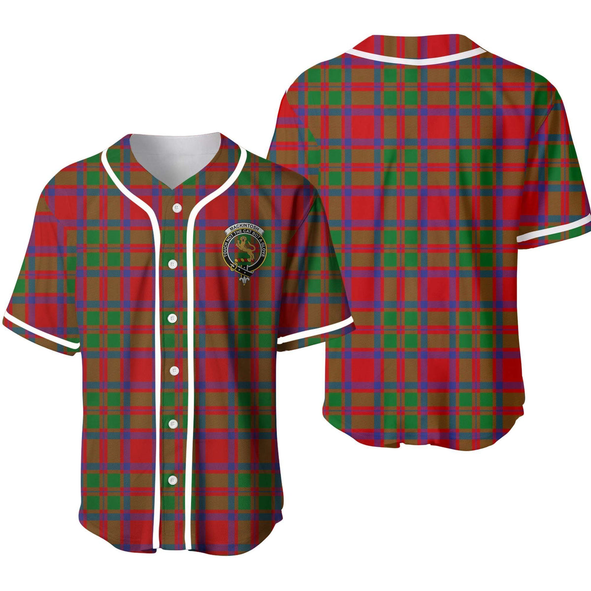 MacKintosh Tartan Unisex Baseball Jersey