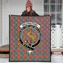 MacKintosh Ancient Tartan Crest Quilt