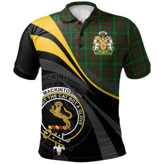 MacKintosh Hunting Tartan Polo Shirt - Royal Coat Of Arms Style