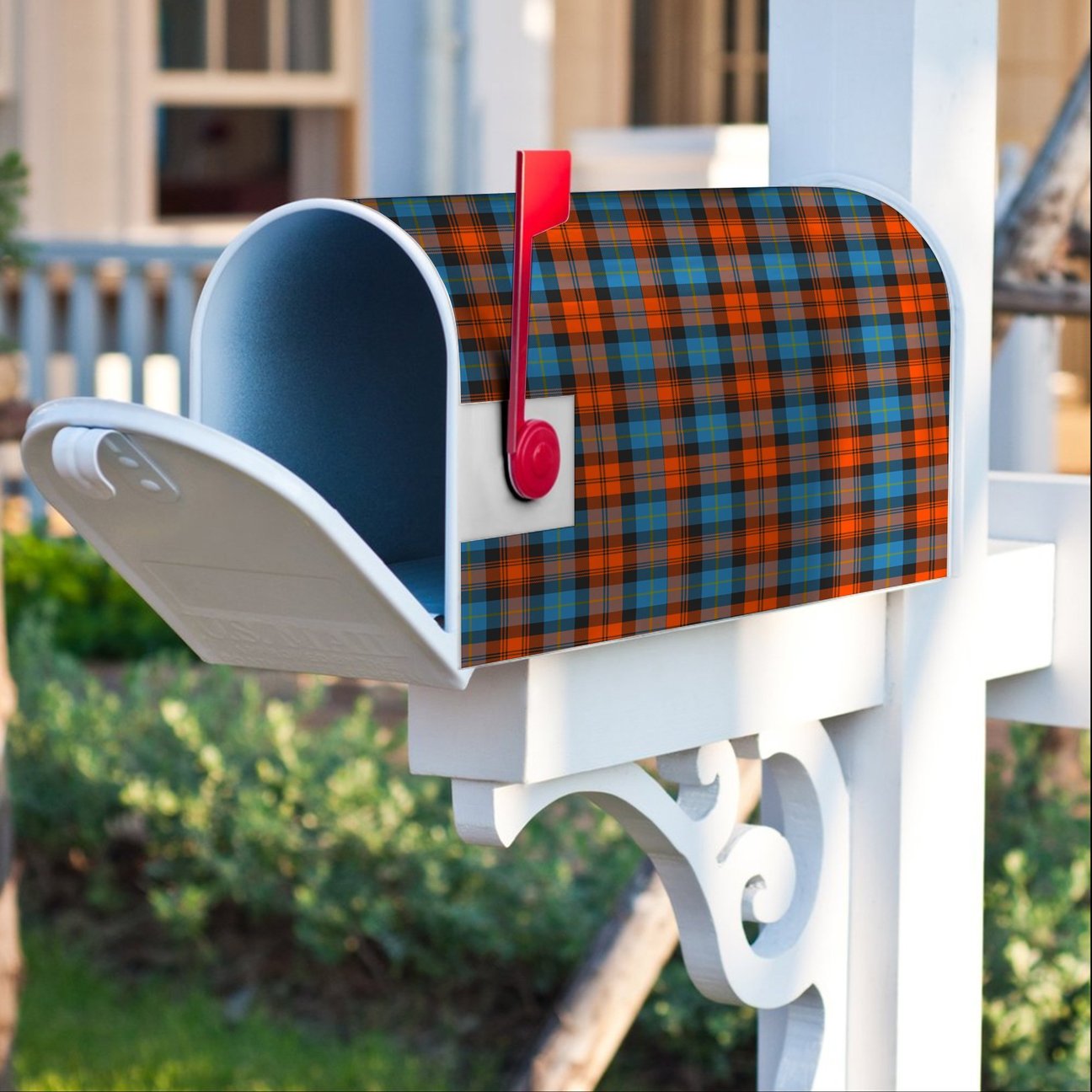 MacLachlan Ancient Tartan Crest Mailbox