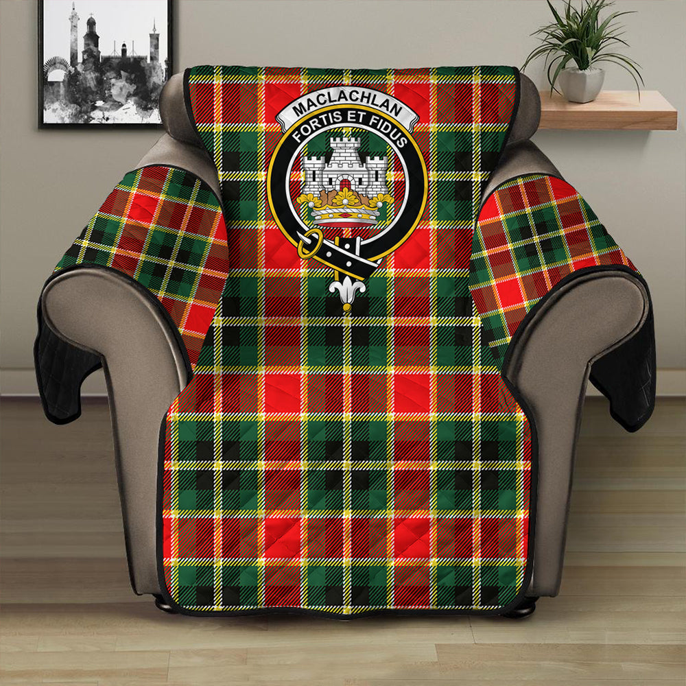 MacLachlan Hunting Modern Tartan Crest Sofa Protector