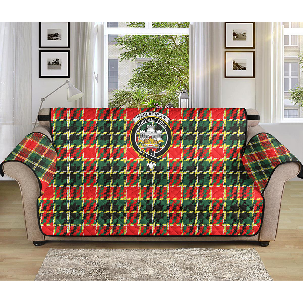 MacLachlan Hunting Modern Tartan Crest Sofa Protector