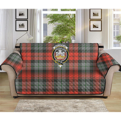 MacLachlan Weathered Tartan Crest Sofa Protector