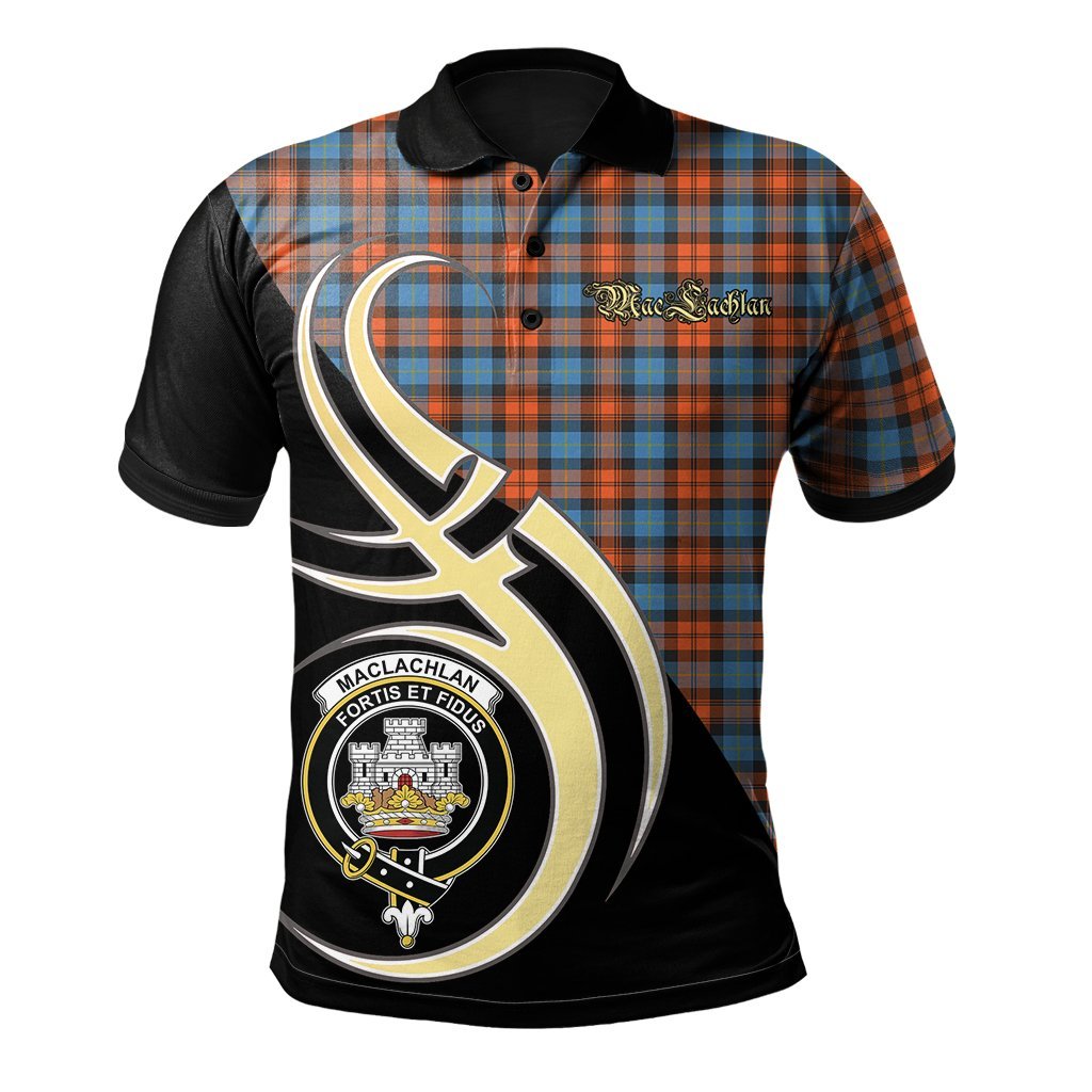 MacLachlan Ancient Tartan Polo Shirt - Believe In Me Style