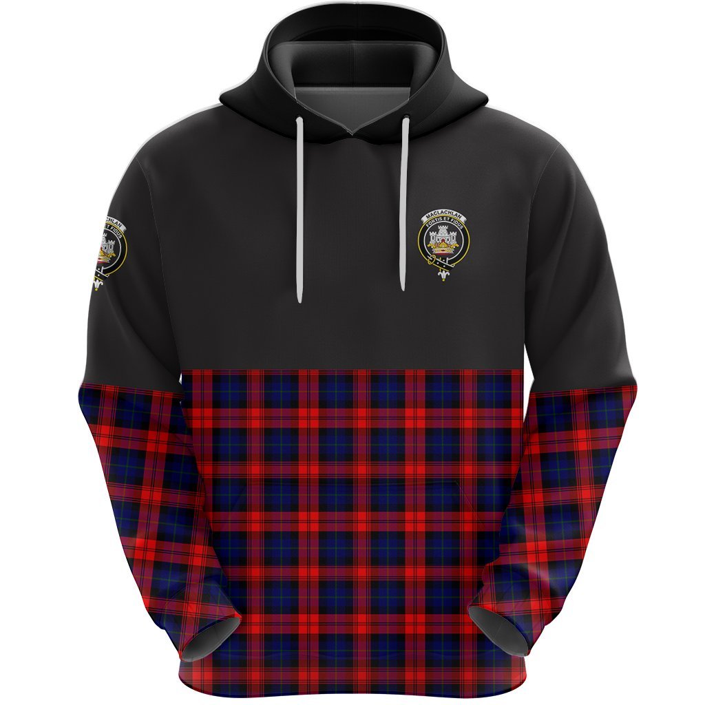 MacLachlan Modern Clan Half Of Tartan Hoodie
