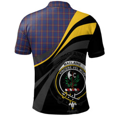 MacLaine of Lochbuie Tartan Polo Shirt - Royal Coat Of Arms Style
