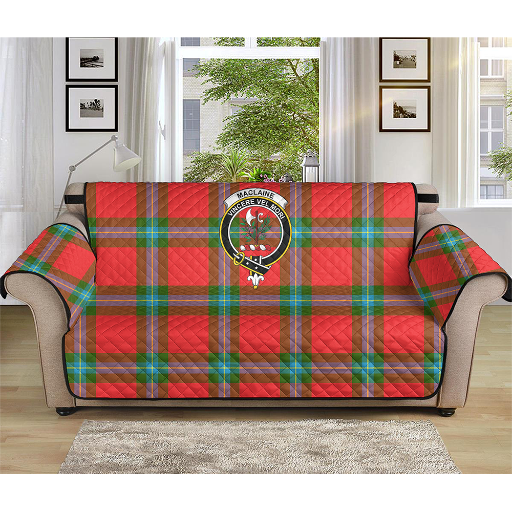 MacLaine of Loch Buie Hunting Ancient Tartan Crest Sofa Protector