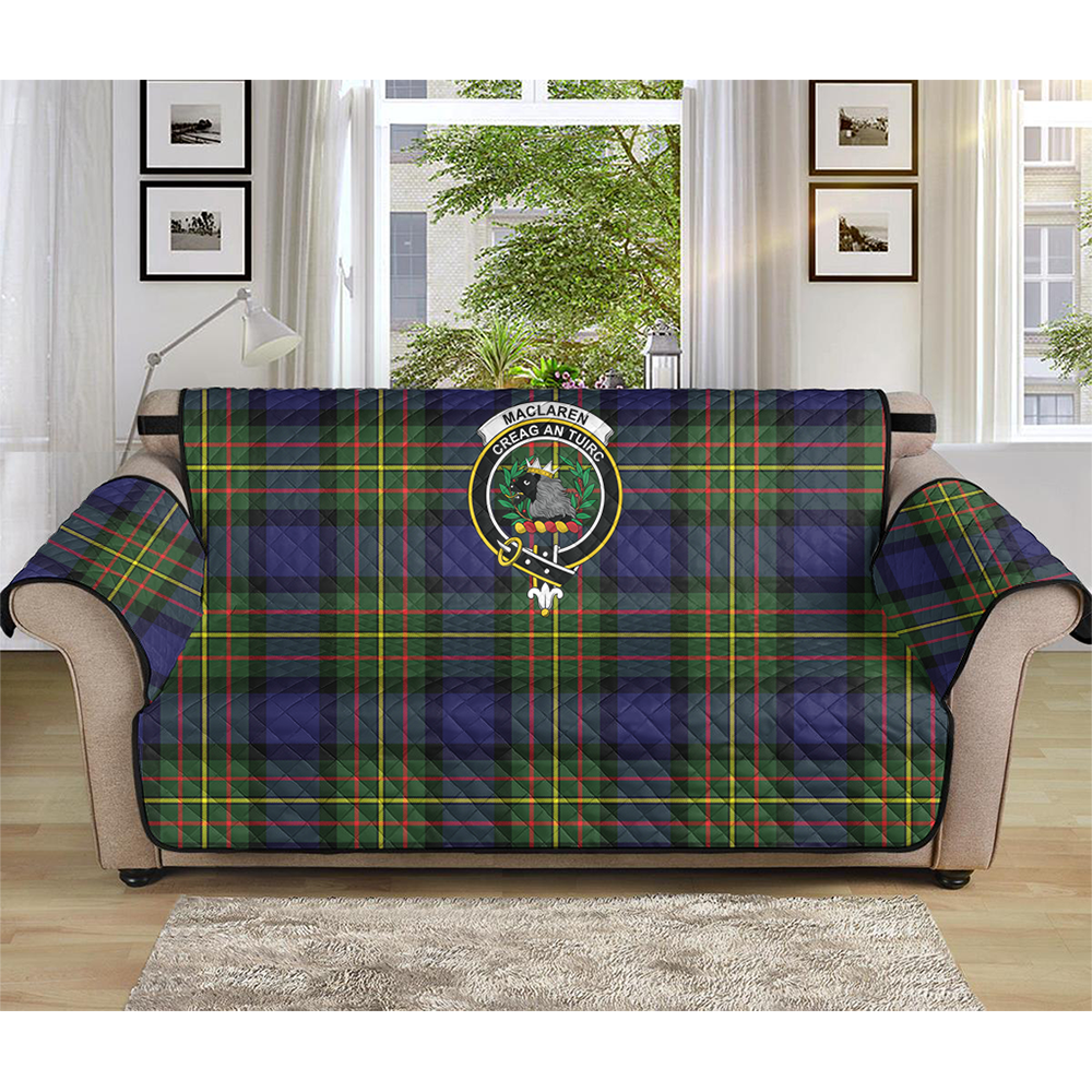 MacLaren Modern Tartan Crest Sofa Protector