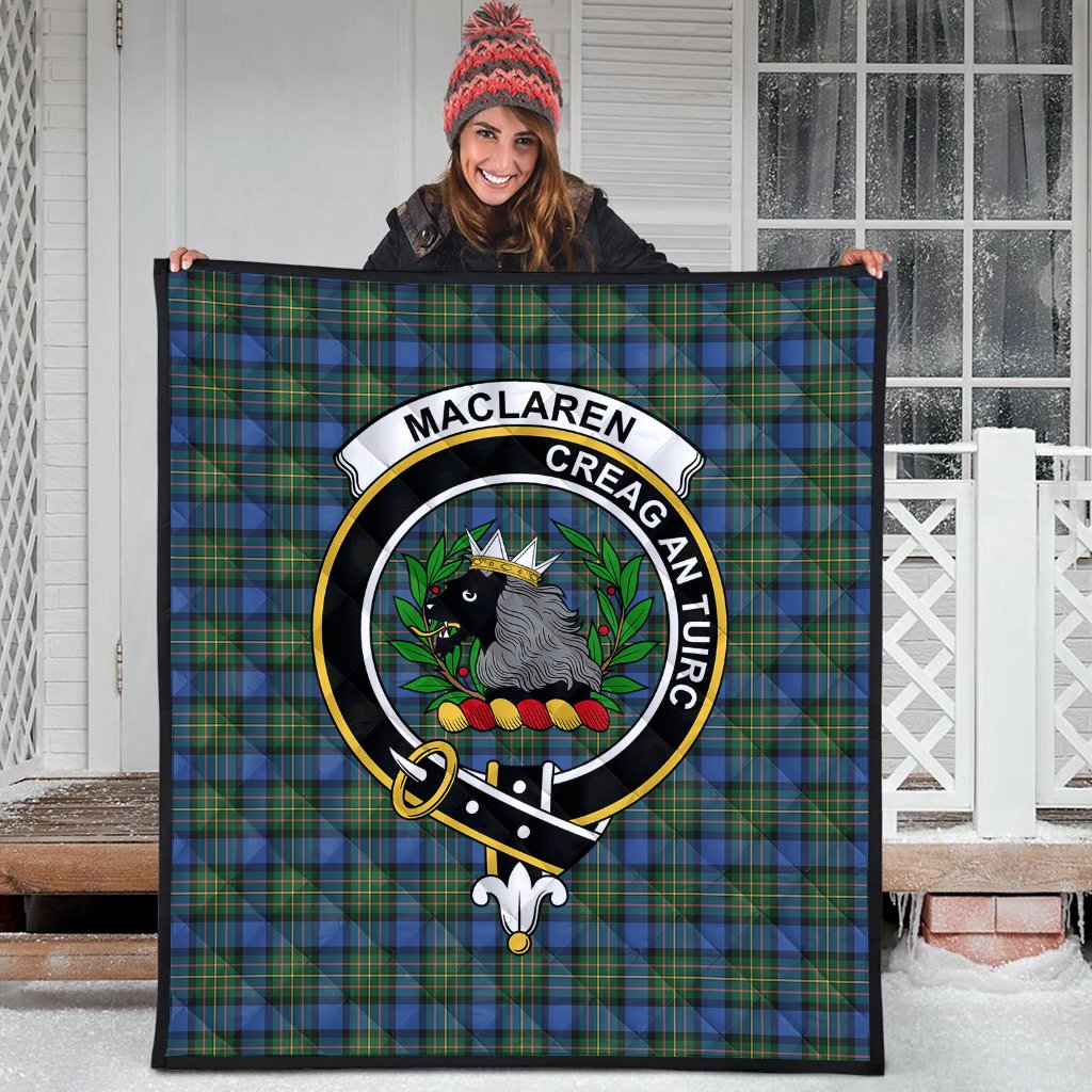 MacLaren Ancient Tartan Crest Quilt