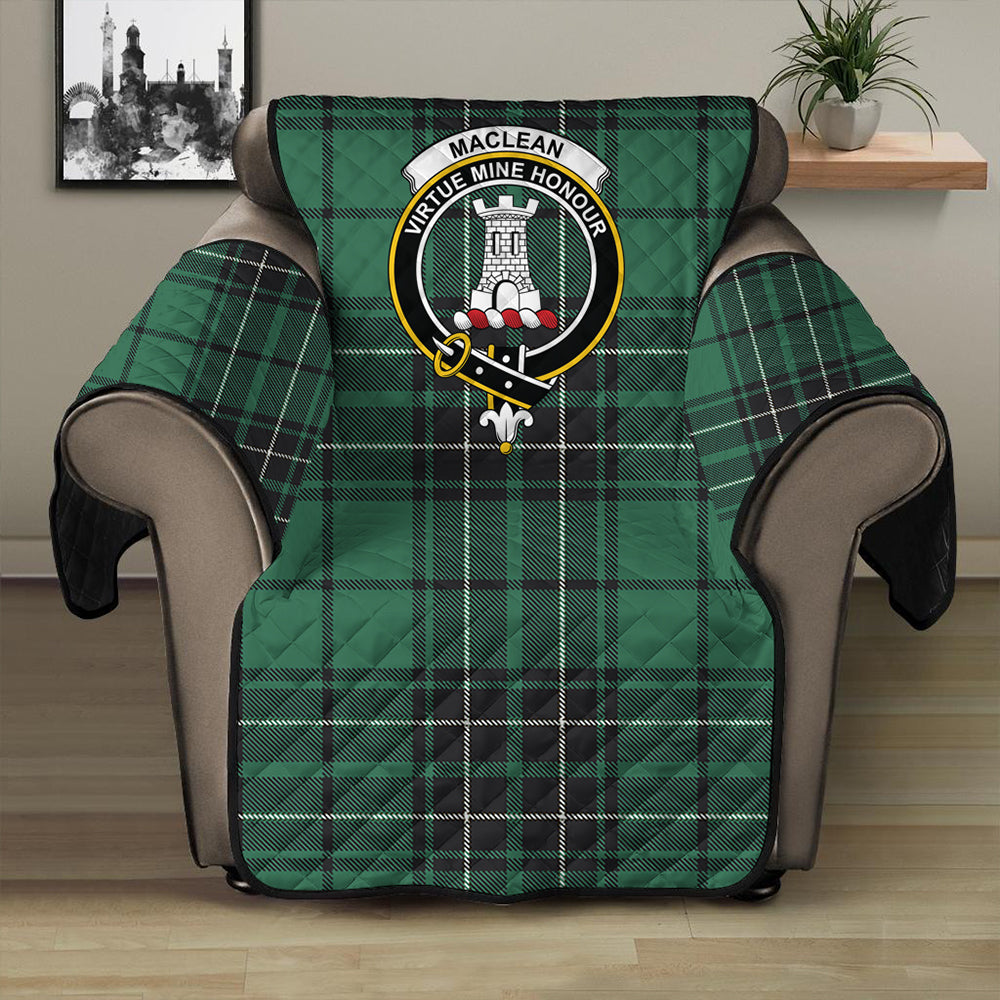 MacLean Hunting Tartan Crest Sofa Protector