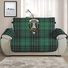 MacLean Hunting Tartan Crest Sofa Protector