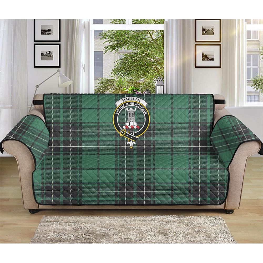 MacLean Hunting Tartan Crest Sofa Protector