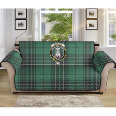 MacLean Hunting Tartan Crest Sofa Protector