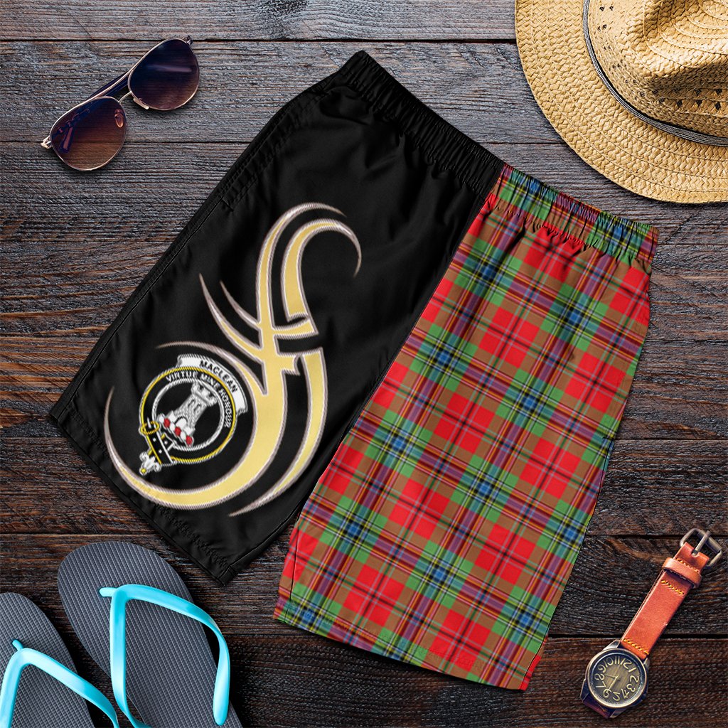 MacLean of Duart Modern Tartan Crest Men's Short PM8