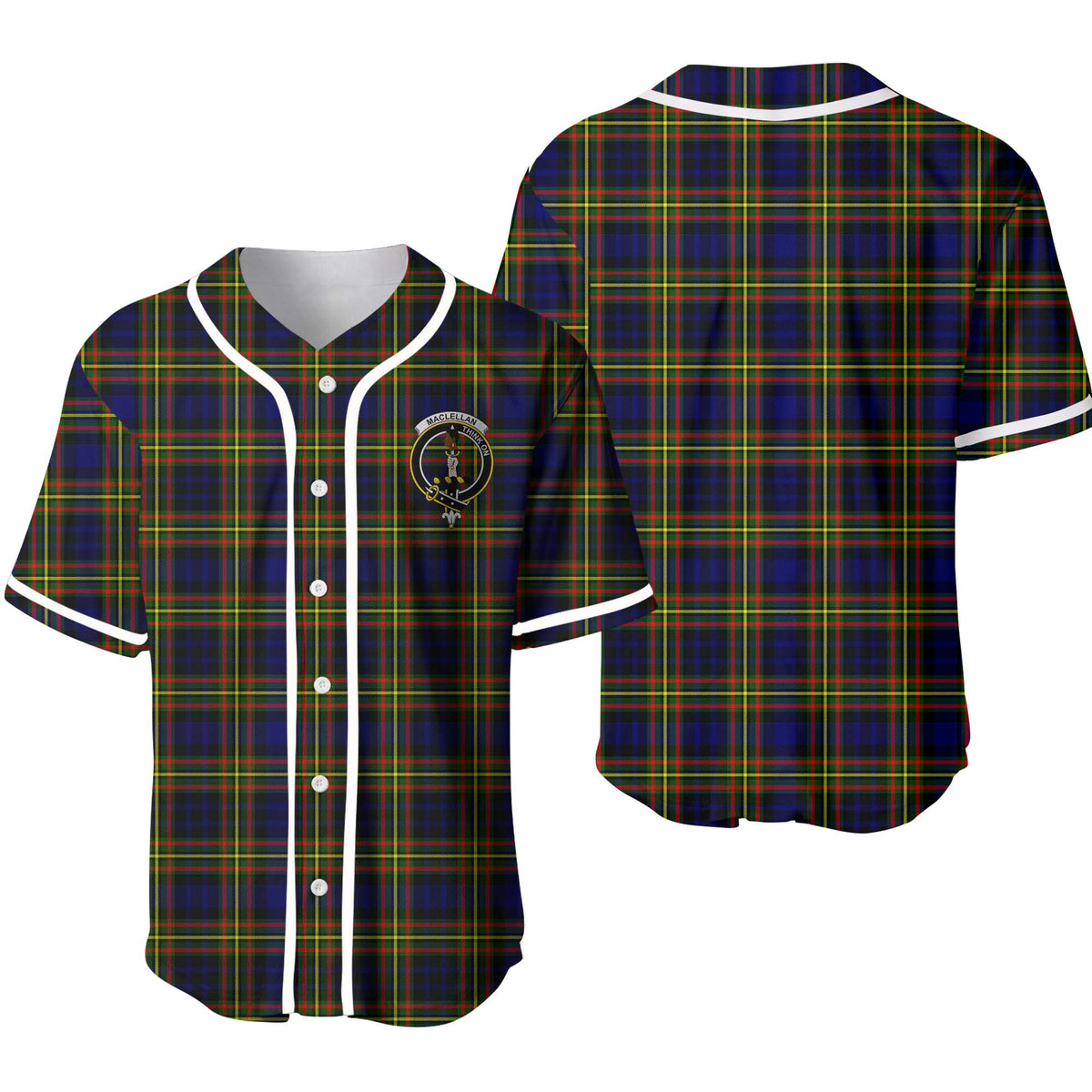 MacLellan Tartan Unisex Baseball Jersey