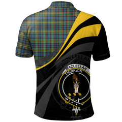 MacLellan Ancient Tartan Polo Shirt - Royal Coat Of Arms Style