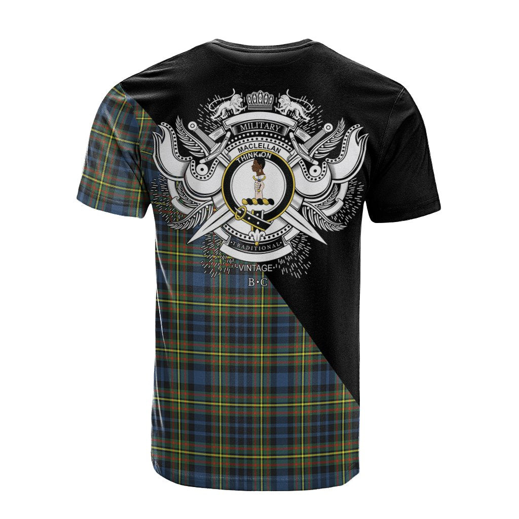 MacLellan Ancient Tartan - Military T-Shirt