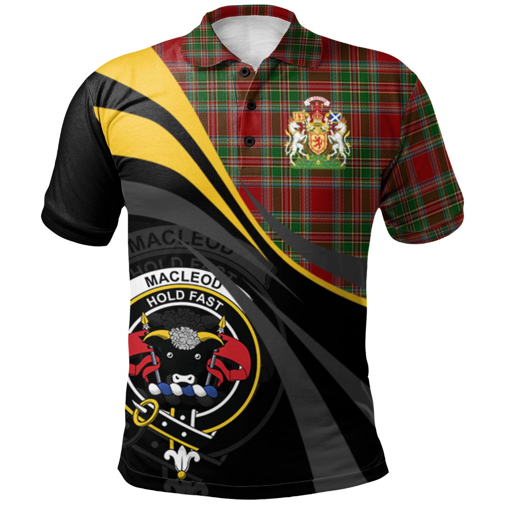 MacLeod of Gesto 02 Tartan Polo Shirt - Royal Coat Of Arms Style
