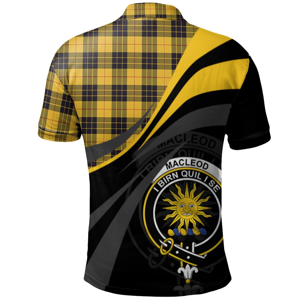 MacLeod of Lewis Ancient Tartan Polo Shirt - Royal Coat Of Arms Style