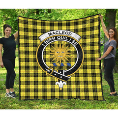 MacLeod of Lewis Modern Tartan Crest Quilt