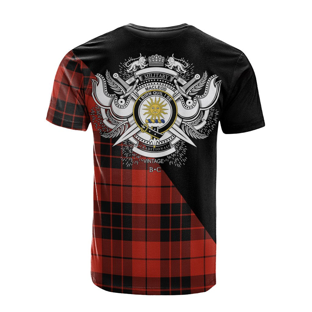 MacLeod of Raasay Tartan - Military T-Shirt