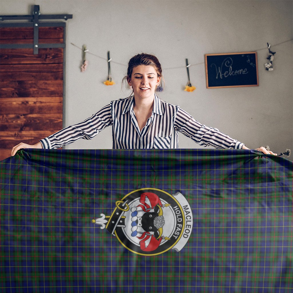 MacLeod Tartan Crest Tablecloth