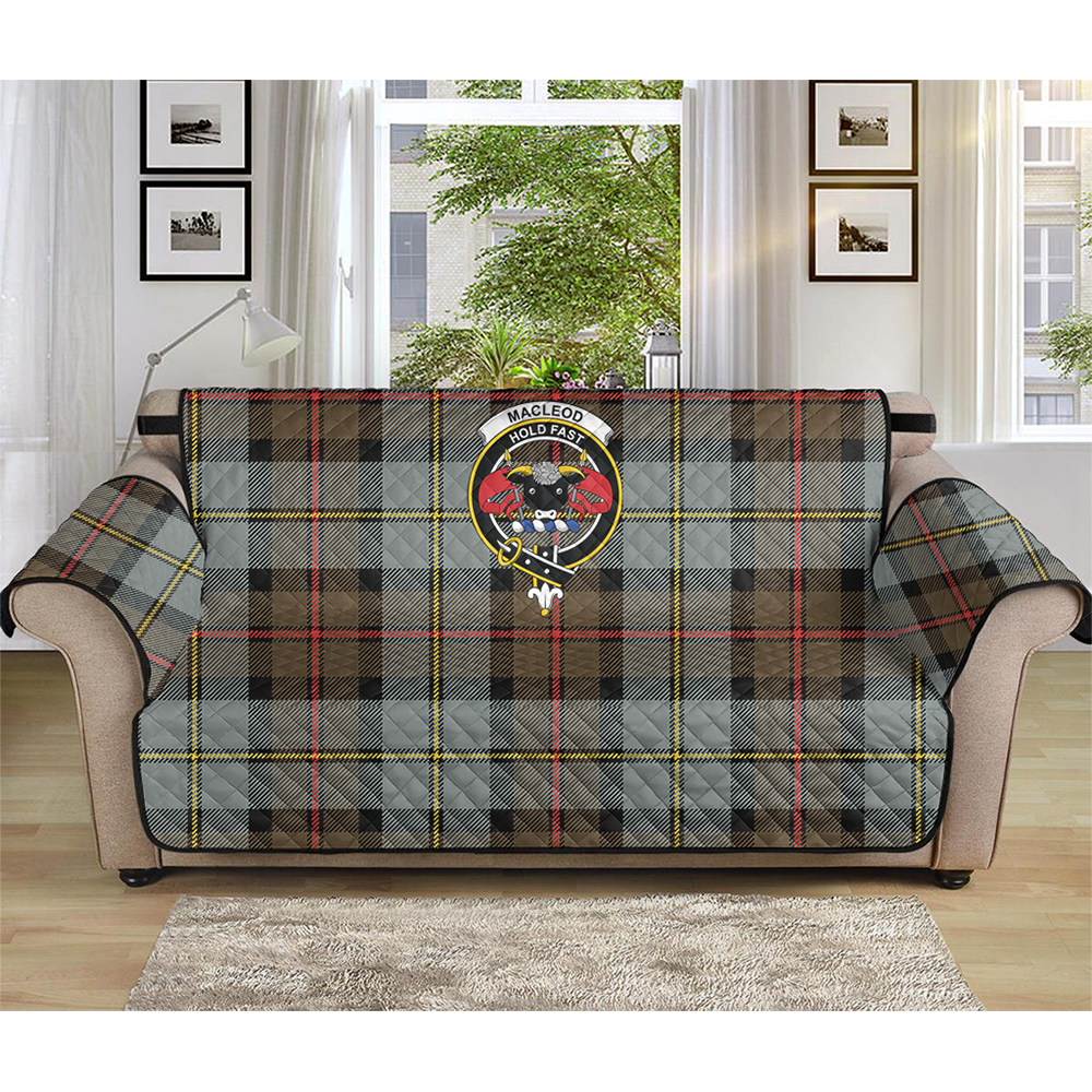 MacLeod of Harris Weathered Tartan Crest Sofa Protector