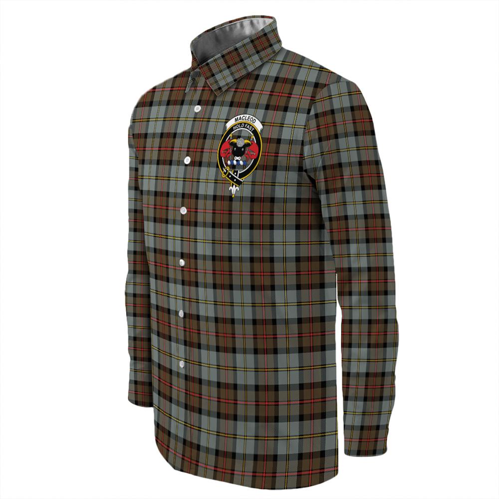 MacLeod of Harris Weathered Tartan Long Sleeve Button Shirt