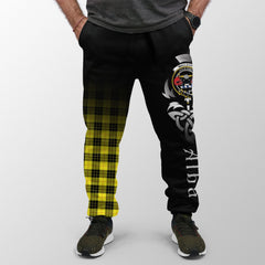 MacLeod Of Lewis Modern Tartan Crest Jogger Sweatpants - Alba Celtic Style