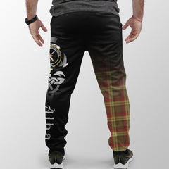 MacMillan Old Weathered Tartan Crest Jogger Sweatpants - Alba Celtic Style