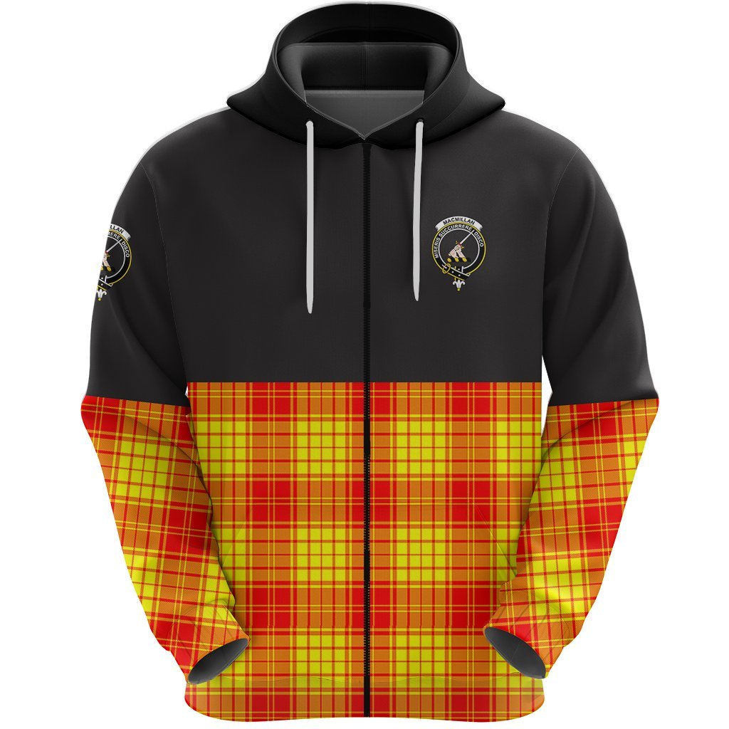 MacMillan Clan Half Of Tartan Zipper Hoodie