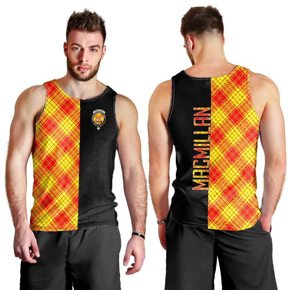 MacMillan Tartan Crest Men's Tank Top - Cross Style