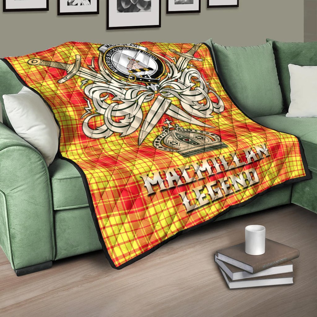 MacMillan Tartan Crest Legend Gold Royal Premium Quilt